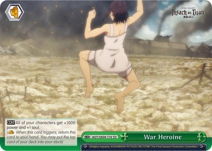 War Heroine, Attack On Titan: Final Season AOT/SX04-T10 TD