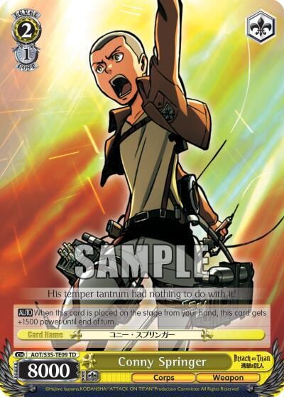 Conny Springer, Attack on Titan AOT/S35-TE09 TD