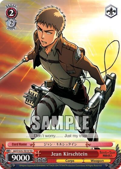 Jean Kirschtein, Attack on Titan AOT/S35-TE19 TD