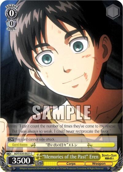 "Memories of the Past" Eren, Attack on Titan AOT/S35-E021 C