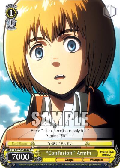 "Confusion" Armin, Attack on Titan AOT/S35-E024 C