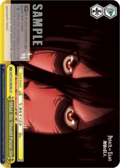 What We Should Focus On (B), Attack on Titan AOT/S35-E029b CC