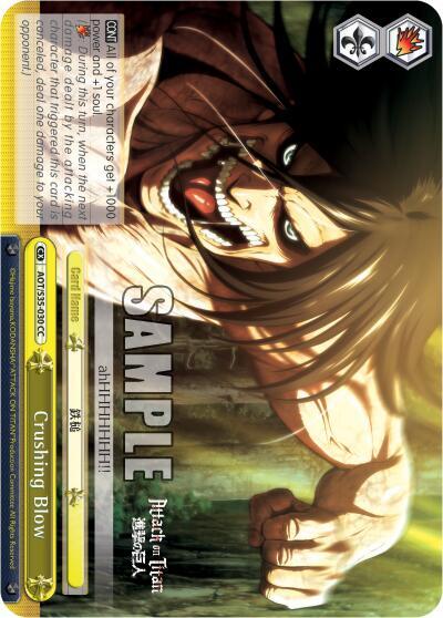 Crushing Blow, Attack on Titan AOT/S35-E030 CC