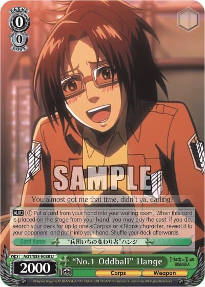 "No.1 Oddball" Hange, Attack on Titan AOT/S35-E038 U