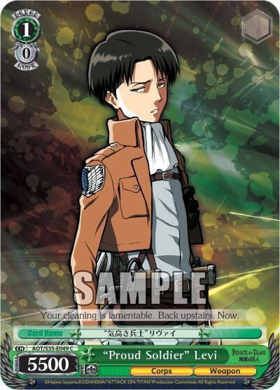 "Proud Soldier" Levi, Attack on Titan AOT/S35-E049 C