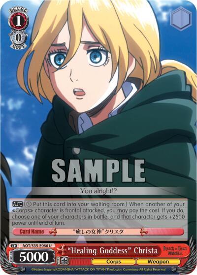 "Healing Goddess" Christa, Attack on Titan AOT/S35-E066 U