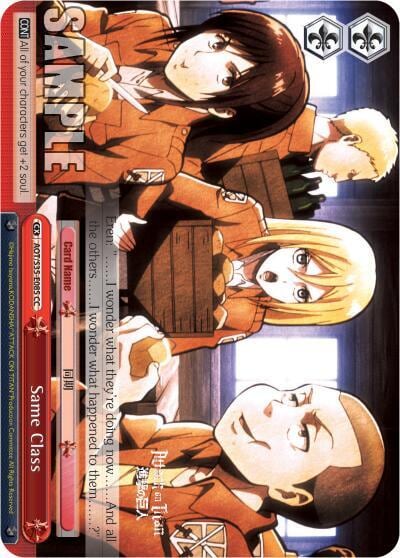 Same Class, Attack on Titan AOT/S35-E085 CC