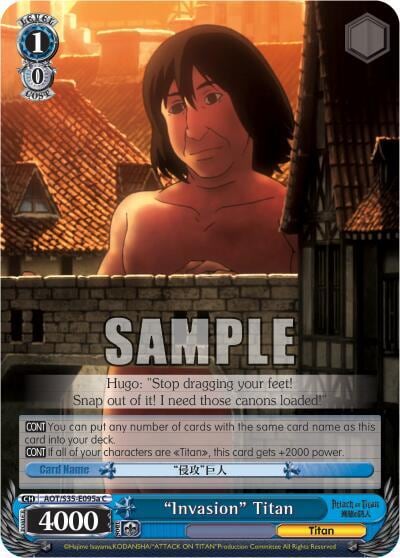 "Invasion" Titan (A), Attack on Titan AOT/S35-E095a C