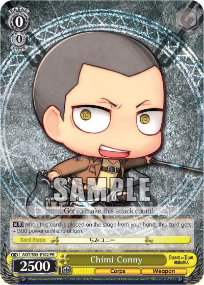 Chimi Conny, Attack on Titan AOT/S35-E102 PR
