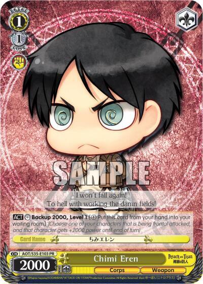 Chimi Eren, Attack on Titan AOT/S35-E103 PR