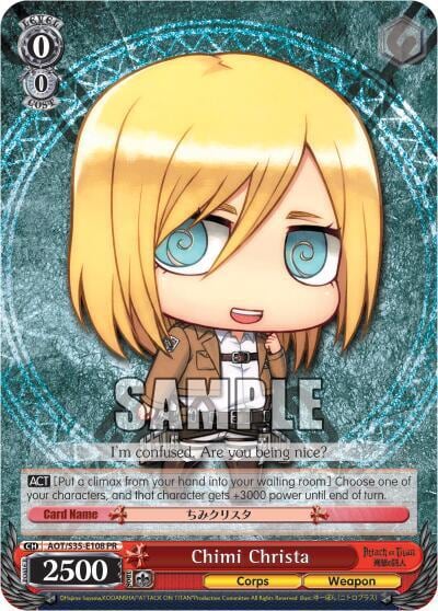 Chimi Christa, Attack on Titan AOT/S35-E108 PR