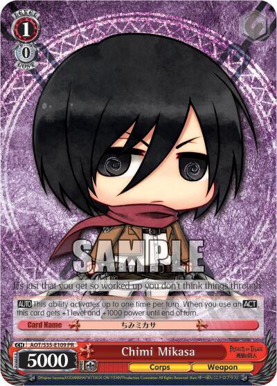 Chimi Mikasa, Attack on Titan AOT/S35-E109 PR