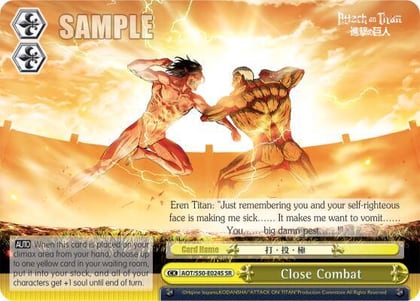 Close Combat (SR), Attack on Titan Vol. 2 AOT/S50-E024S SR