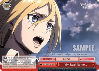 My Real Name... (SR), Attack on Titan Vol. 2 AOT/S50-E082S SR