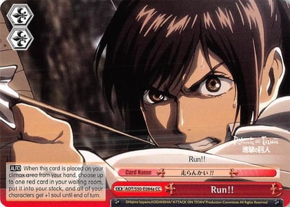 Run!! (A), Attack on Titan Vol. 2 AOT/S50-E084a CC