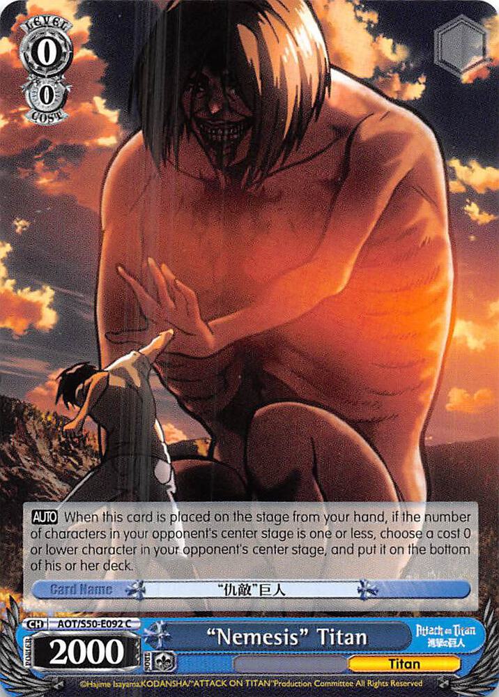 "Nemesis" Titan, Attack on Titan Vol. 2 AOT/S50-E092 C