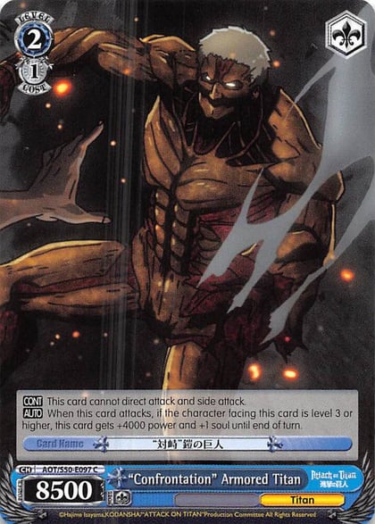 "Confrontation" Armored Titan, Attack on Titan Vol. 2 AOT/S50-E097 C