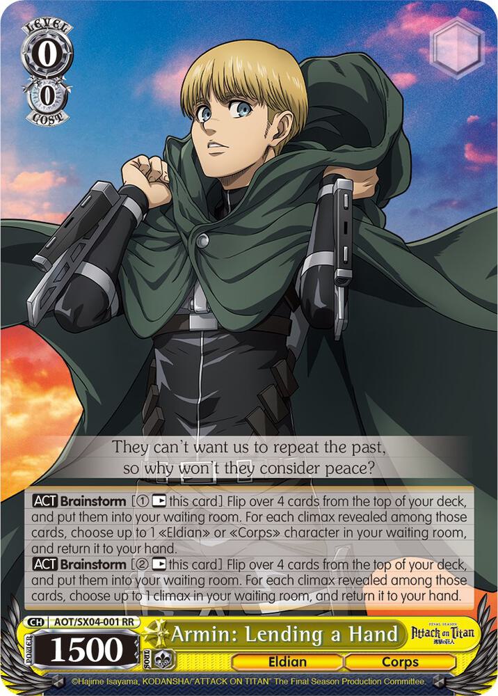 Armin: Lending a Hand, Attack On Titan: Final Season AOT/SX04-001 RR