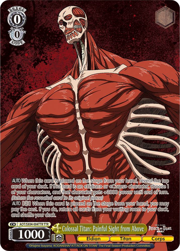 Colossal Titan: Painful Sight from Above (TTR), Attack On Titan: Final Season AOT/SX04-004TTR TTR