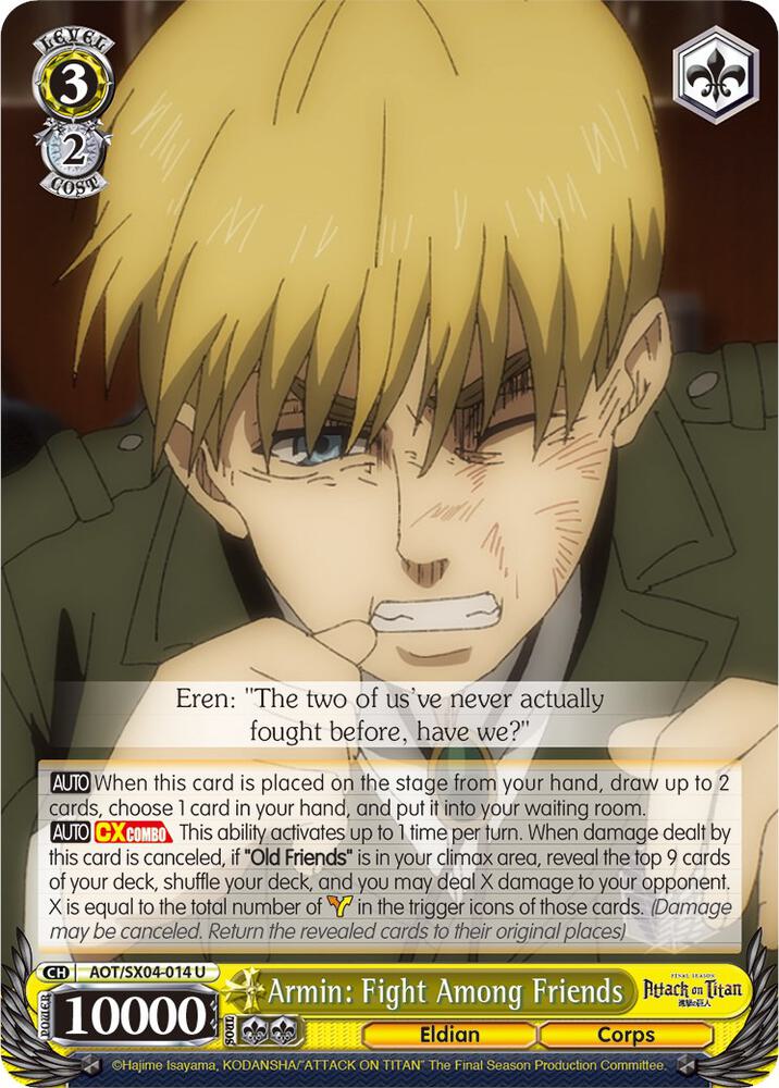 Armin: Fight Among Friends, Attack On Titan: Final Season AOT/SX04-014 U
