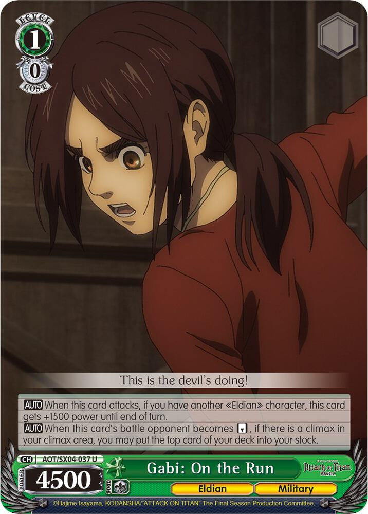 Gabi: On the Run, Attack On Titan: Final Season AOT/SX04-037 U