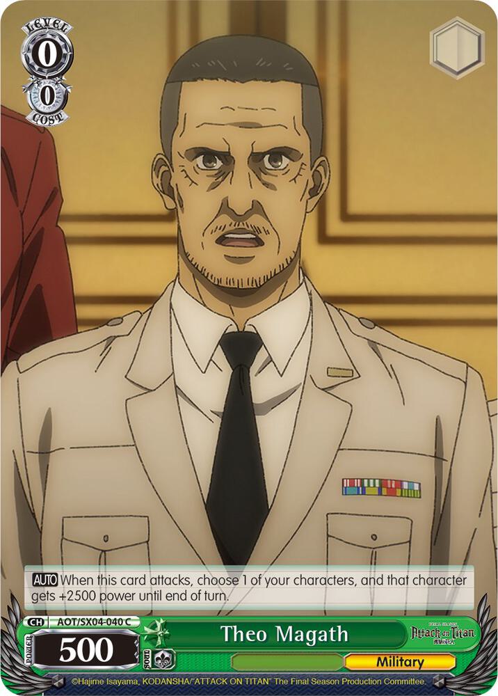 Theo Magath, Attack On Titan: Final Season AOT/SX04-040 C