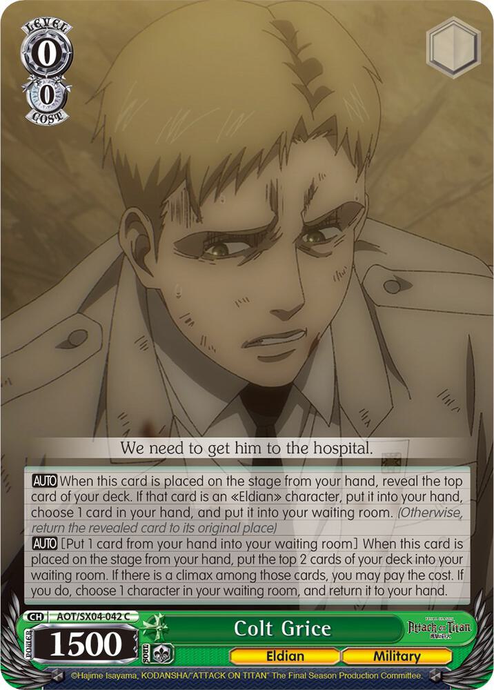 Colt Grice, Attack On Titan: Final Season AOT/SX04-042 C