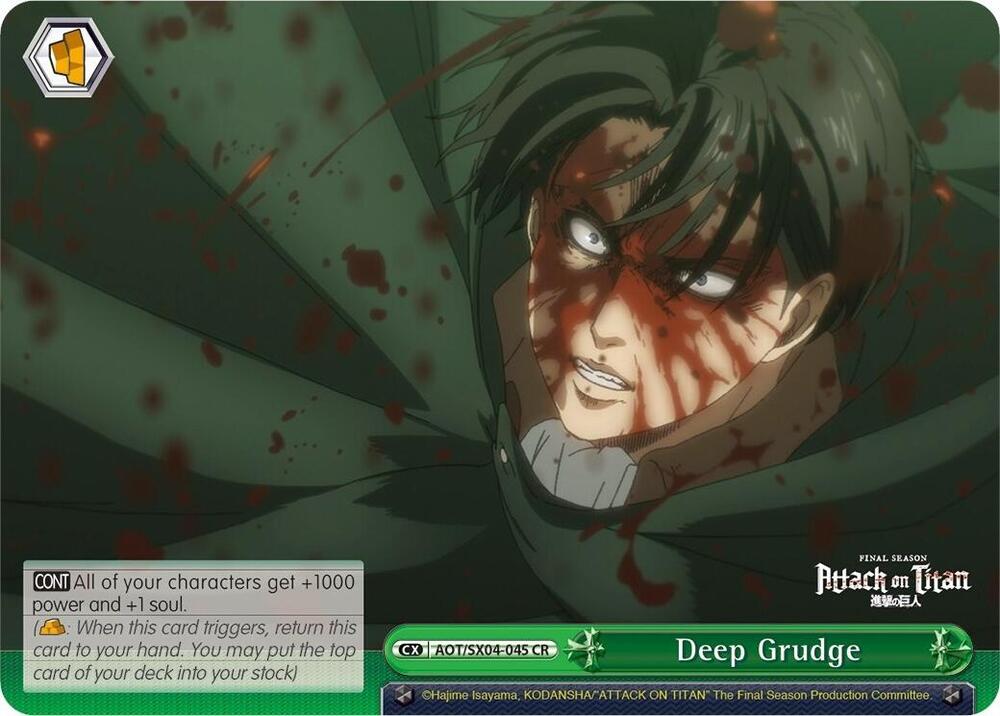 Deep Grudge, Attack On Titan: Final Season AOT/SX04-045 CR