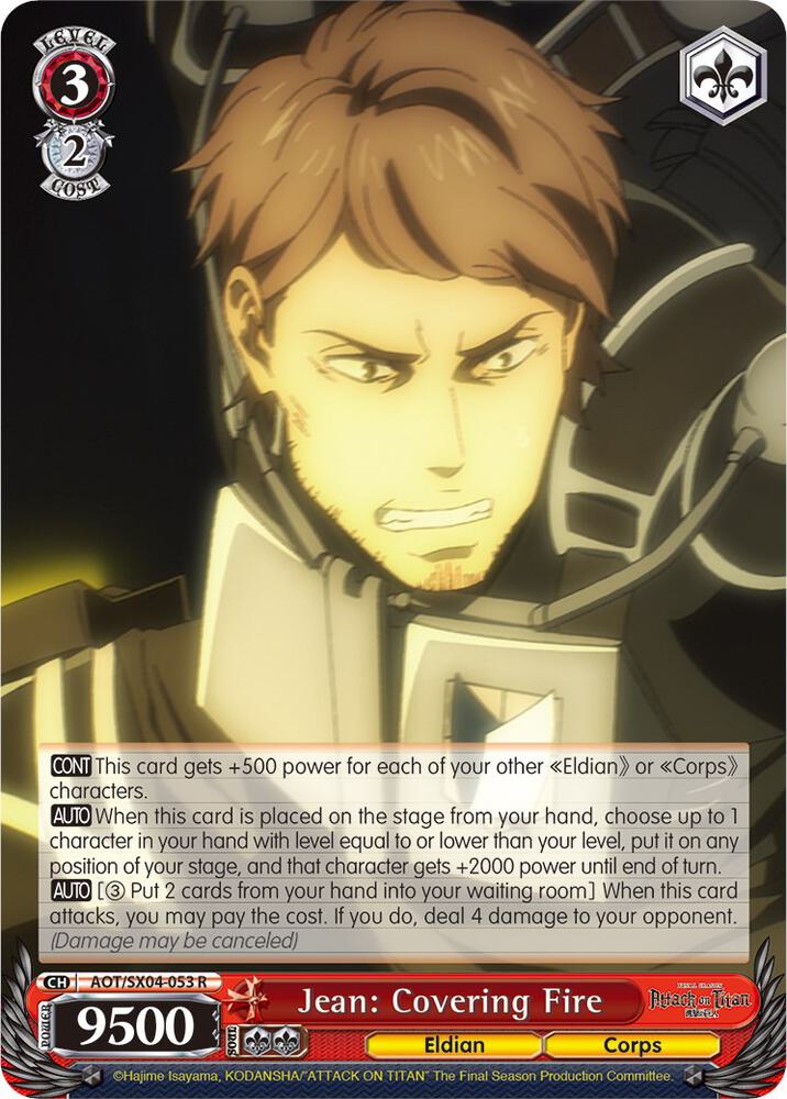 Jean: Covering Fire, Attack On Titan: Final Season AOT/SX04-053 R