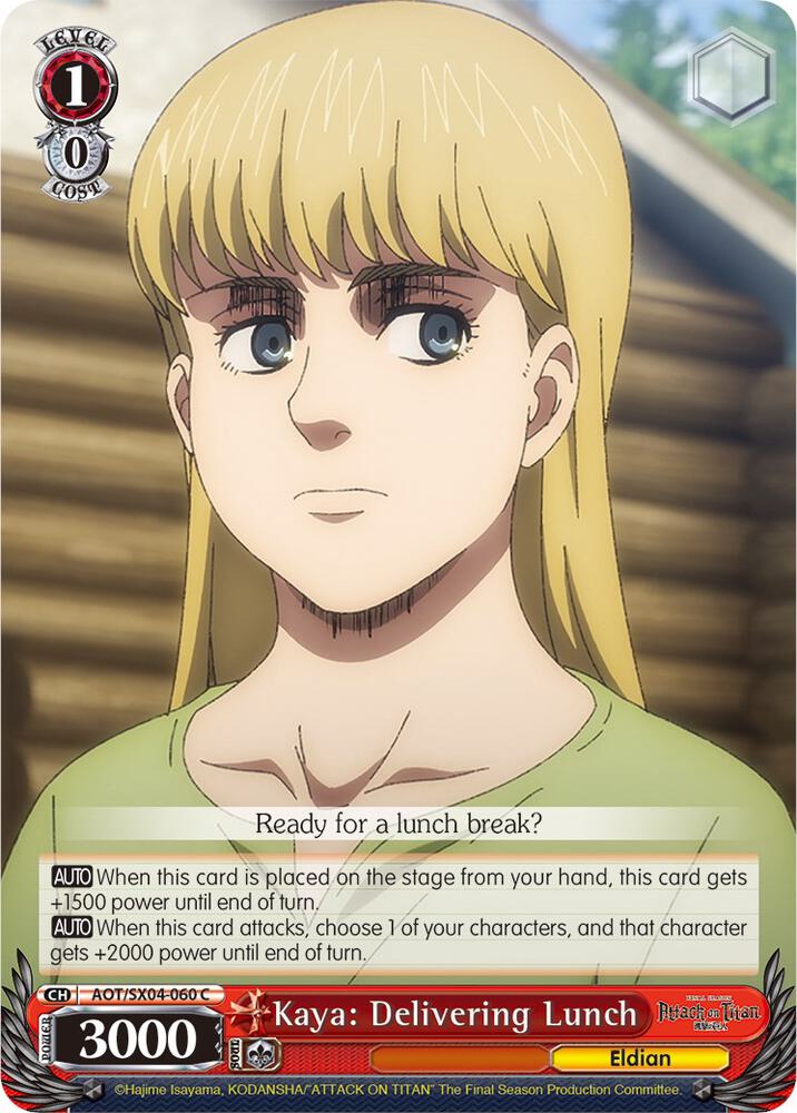 Kaya: Delivering Lunch, Attack On Titan: Final Season AOT/SX04-060 C