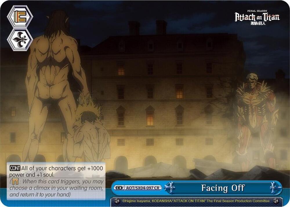 Facing Off, Attack On Titan: Final Season AOT/SX04-097 CR