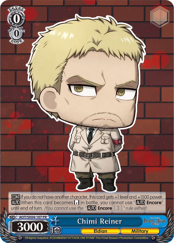 Chimi Reiner, Attack On Titan: Final Season AOT/SX04-107 PR