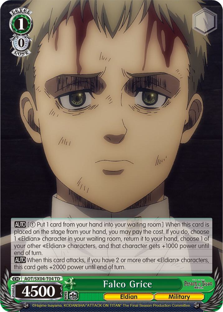 Falco Grice, Attack On Titan: Final Season AOT/SX04-T04 TD