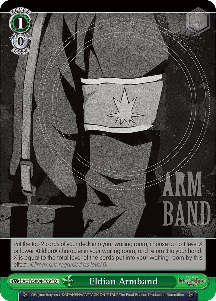 Eldian Armband, Attack On Titan: Final Season AOT/SX04-T09 TD