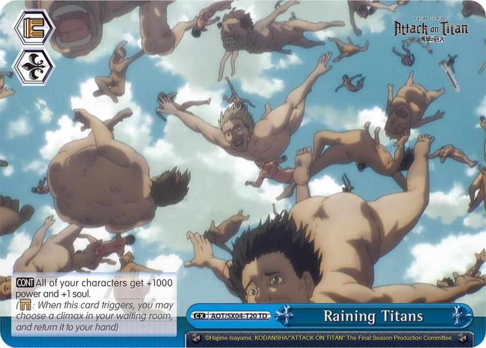 Raining Titans, Attack On Titan: Final Season AOT/SX04-T20 TD