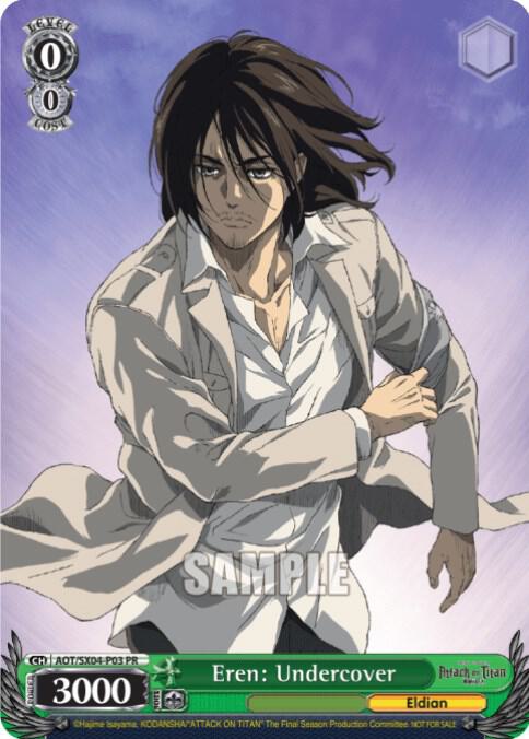 Eren: Undercover (Textless Promo), Attack On Titan: Final Season AOT/SX04-PE03 PR