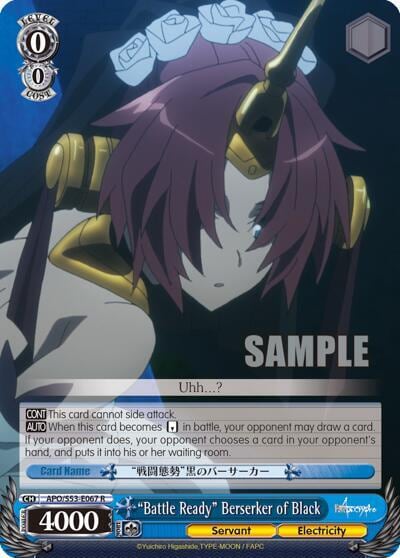 "Battle Ready" Berserker of Black, Fate/Apocrypha APO/S53-E067 R