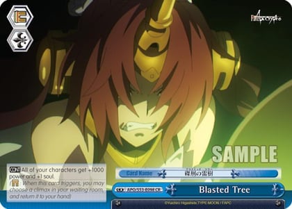 Blasted Tree (Blue), Fate/Apocrypha APO/S53-E098 CR