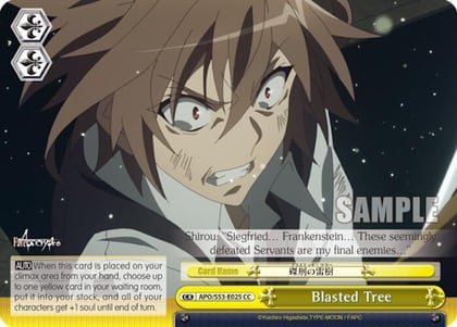 Blasted Tree (Yellow), Fate/Apocrypha APO/S53-E025 CC