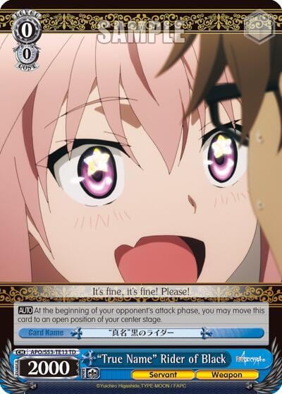 "True Name" Rider of Black, Fate/Apocrypha APO/S53-TE13 TD