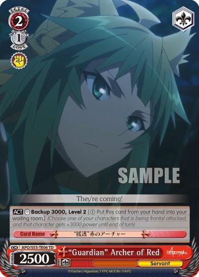 "Guardian" Archer of Red, Fate/Apocrypha APO/S53-TE06 TD
