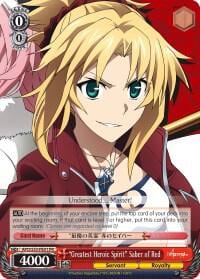 "Greatest Heroic Spirit" Saber of Red, Fate/Apocrypha APO/S53-PE01 PR