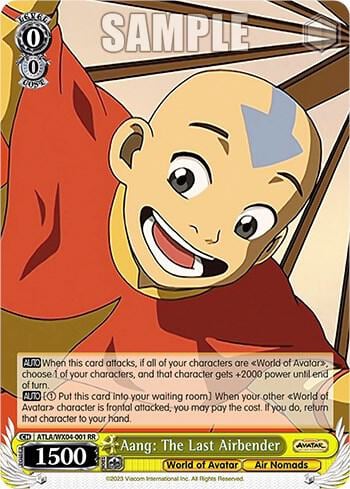 Aang: The Last Airbender, Avatar: The Last Airbender ATLA/WX04-001 RR