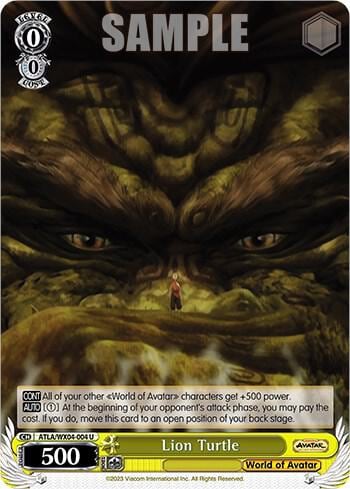 Lion Turtle, Avatar: The Last Airbender ATLA/WX04-004 U
