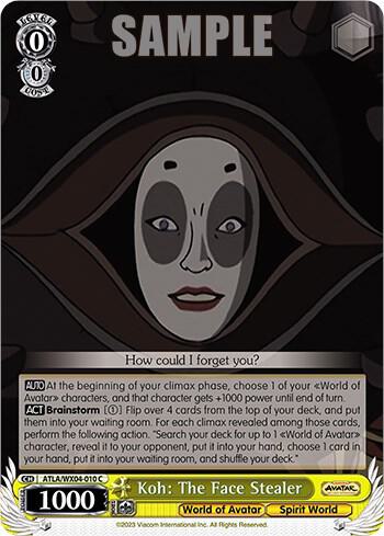 Koh: The Face Stealer, Avatar: The Last Airbender ATLA/WX04-010 C