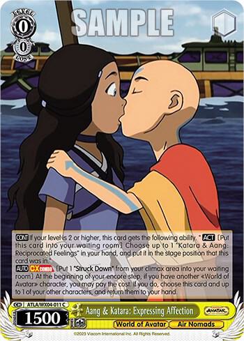 Aang & Katara: Expressing Affection, Avatar: The Last Airbender ATLA/WX04-011 C