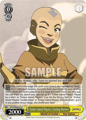 Ember Island Players: Casting Horrors, Avatar: The Last Airbender ATLA/WX04-012 C