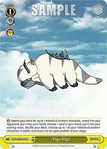 Yip-Yip!, Avatar: The Last Airbender ATLA/WX04-018 U