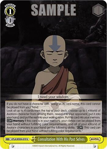 Aang: Consulting His Past Selves, Avatar: The Last Airbender ATLA/WX04-019 U