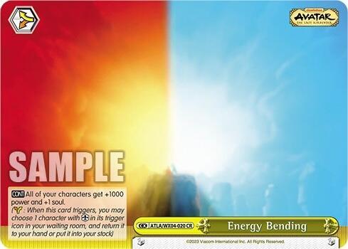 Energy Bending, Avatar: The Last Airbender ATLA/WX04-020 CR